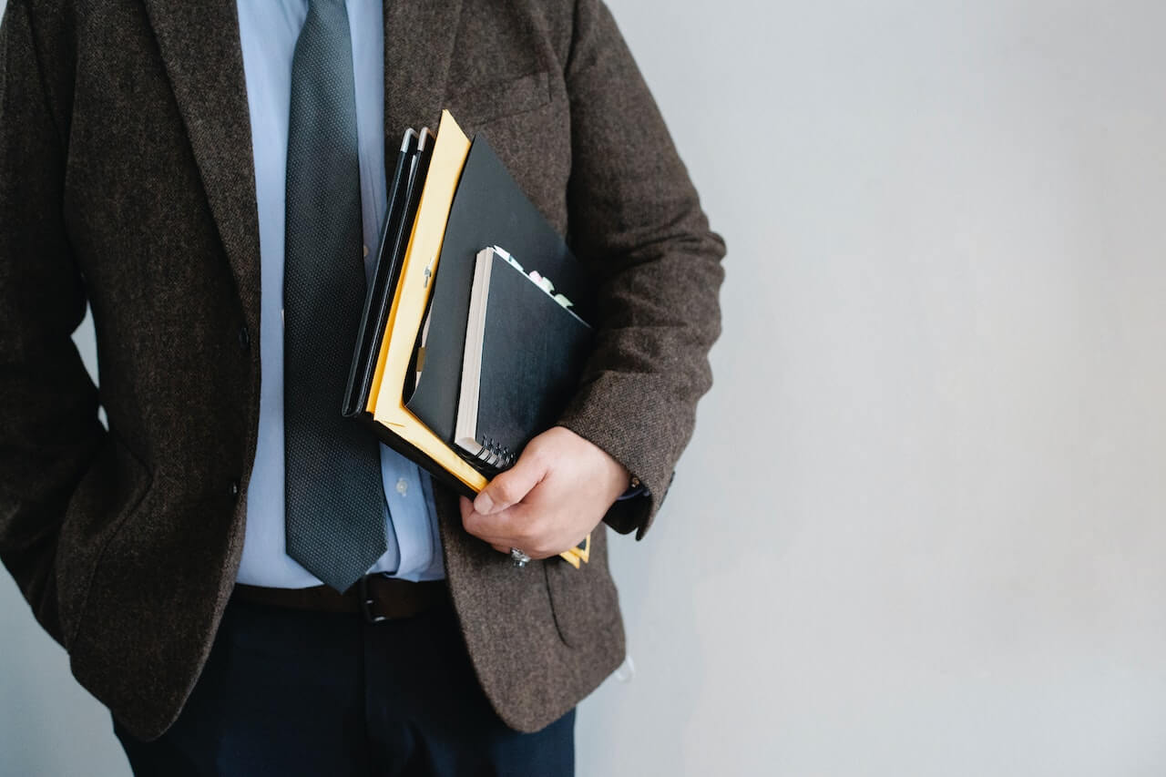 car accident lawyer prepared to meet with a client